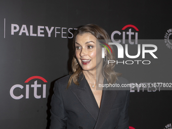 Bridget Moynahan attends ''Blue Bloods'' during PaleyFest 2024 at The Paley Museum in New York, USA, on October 17, 2024. (