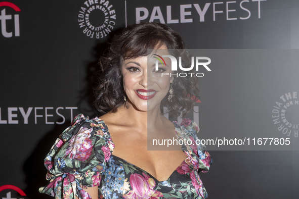 Marisa Ramirez attends ''Blue Bloods'' during PaleyFest 2024 at The Paley Museum in New York, New York, USA, on October 17, 2024. 