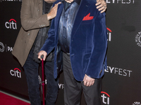 Donnie Wahlberg and Len Cariou attend ''Blue Bloods'' during PaleyFest 2024 at The Paley Museum in New York City, USA, on October 17, 2024....