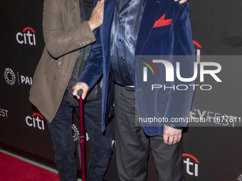 Donnie Wahlberg and Len Cariou attend ''Blue Bloods'' during PaleyFest 2024 at The Paley Museum in New York City, USA, on October 17, 2024....