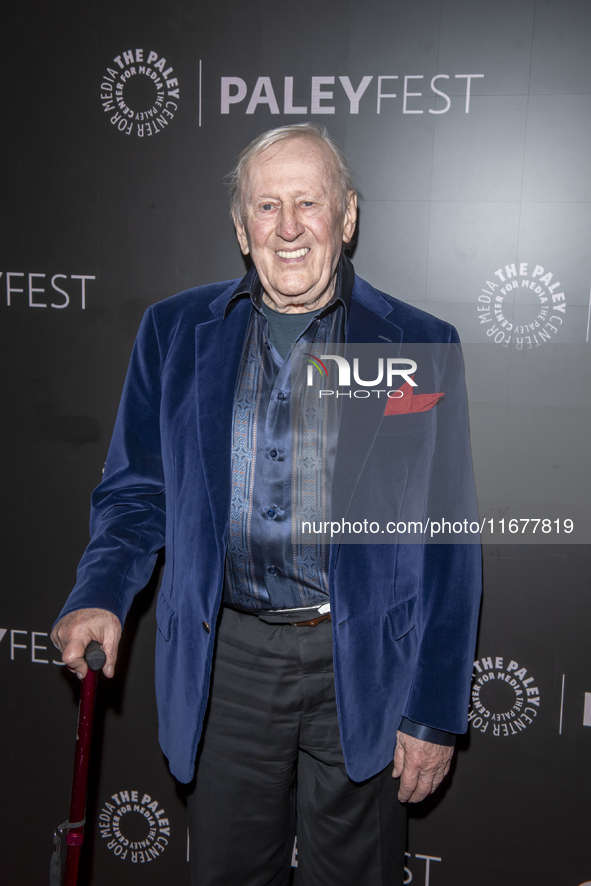 Len Cariou attends ''Blue Bloods'' during PaleyFest 2024 at The Paley Museum in New York, New York, USA, on October 17, 2024. 