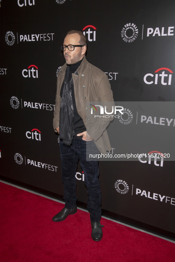 Donnie Wahlberg attends ''Blue Bloods'' during PaleyFest 2024 at The Paley Museum in New York, USA, on October 17, 2024. 