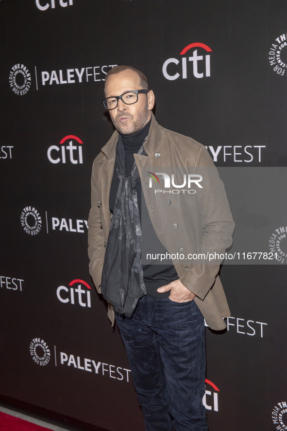 Donnie Wahlberg attends ''Blue Bloods'' during PaleyFest 2024 at The Paley Museum in New York, USA, on October 17, 2024. 