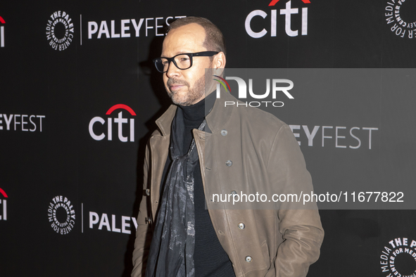 Donnie Wahlberg attends ''Blue Bloods'' during PaleyFest 2024 at The Paley Museum in New York, USA, on October 17, 2024. 