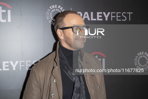 Donnie Wahlberg attends ''Blue Bloods'' during PaleyFest 2024 at The Paley Museum in New York, USA, on October 17, 2024. 