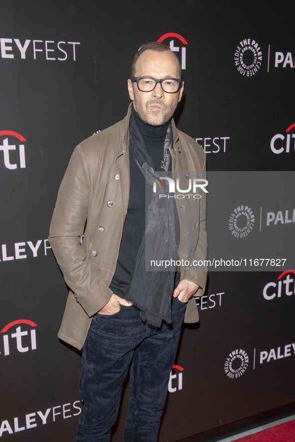 Donnie Wahlberg attends ''Blue Bloods'' during PaleyFest 2024 at The Paley Museum in New York, USA, on October 17, 2024. 