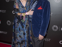 Heather Summerhayes Cariou and Len Cariou attend ''Blue Bloods'' during PaleyFest 2024 at The Paley Museum in New York, New York, USA, on Oc...