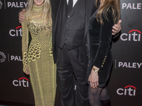 Jillie Mack, Tom Selleck, and daughter Hannah Selleck attend ''Blue Bloods'' during PaleyFest 2024 at The Paley Museum in New York City, USA...