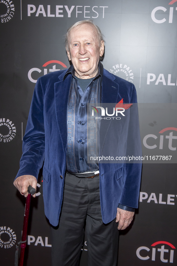 Len Cariou attends ''Blue Bloods'' during PaleyFest 2024 at The Paley Museum in New York, New York, USA, on October 17, 2024. 