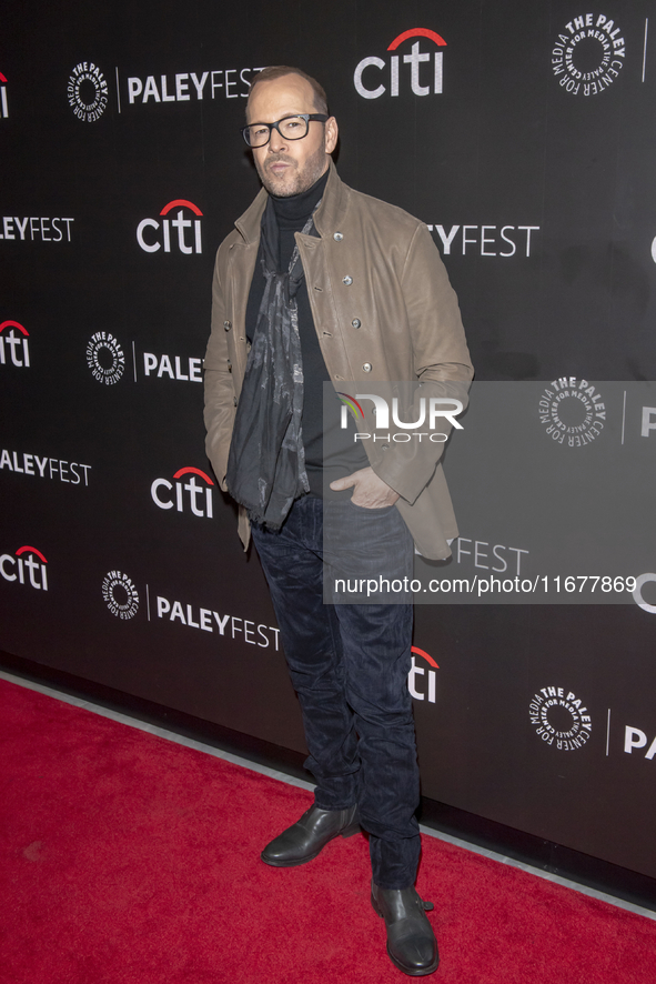 Donnie Wahlberg attends ''Blue Bloods'' during PaleyFest 2024 at The Paley Museum in New York, USA, on October 17, 2024. 