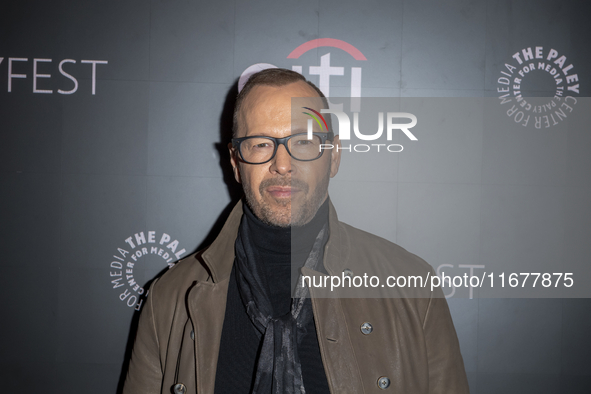 Donnie Wahlberg attends ''Blue Bloods'' during PaleyFest 2024 at The Paley Museum in New York, USA, on October 17, 2024. 