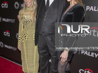 Jillie Mack, Tom Selleck, and daughter Hannah Selleck attend ''Blue Bloods'' during PaleyFest 2024 at The Paley Museum in New York City, USA...