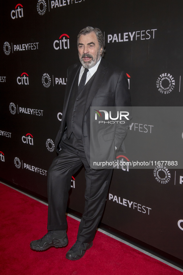 Tom Selleck attends ''Blue Bloods'' during PaleyFest 2024 at The Paley Museum in New York, New York, USA, on October 17, 2024. 