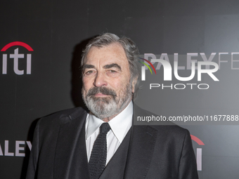 Tom Selleck attends ''Blue Bloods'' during PaleyFest 2024 at The Paley Museum in New York, New York, USA, on October 17, 2024. (