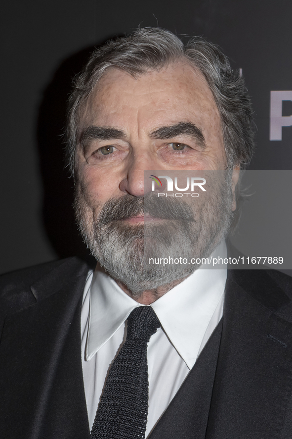 Tom Selleck attends ''Blue Bloods'' during PaleyFest 2024 at The Paley Museum in New York, New York, USA, on October 17, 2024. 