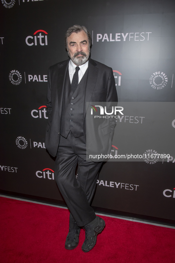 Tom Selleck attends ''Blue Bloods'' during PaleyFest 2024 at The Paley Museum in New York, New York, USA, on October 17, 2024. 