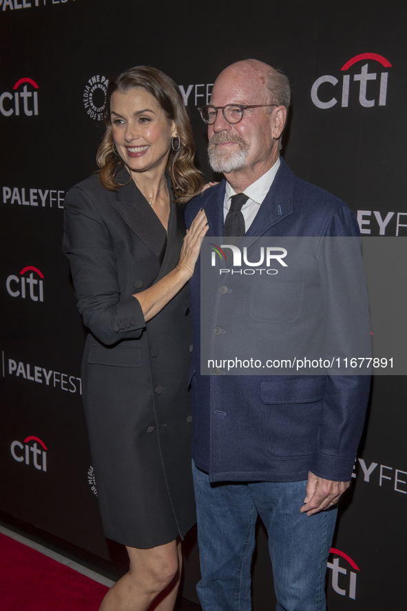 Bridget Moynahan and Executive Producer Kevin Wade attend ''Blue Bloods'' during PaleyFest 2024 at The Paley Museum in New York, New York, U...