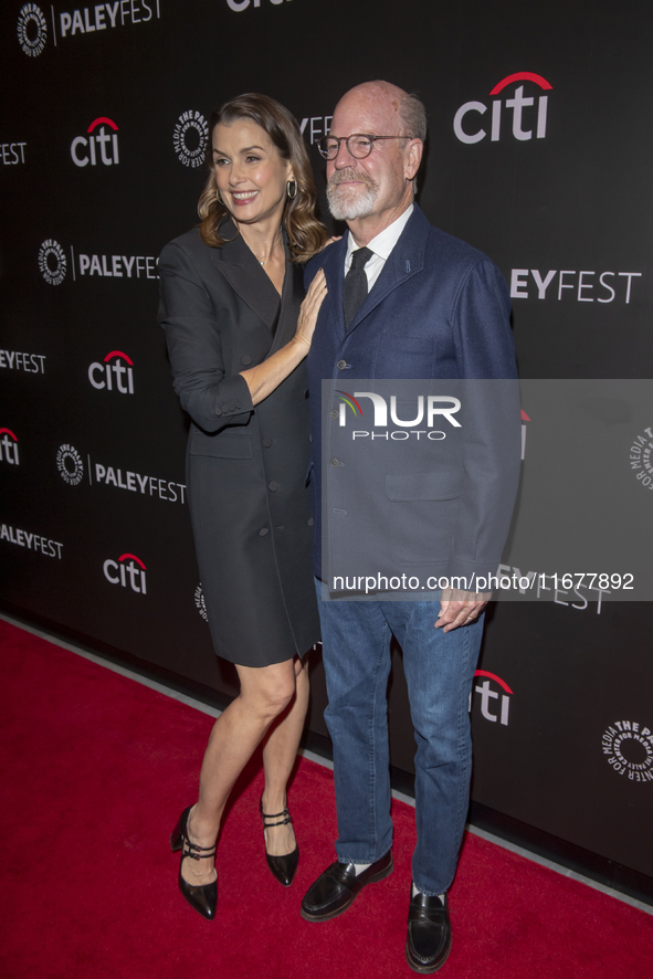 Bridget Moynahan and Executive Producer Kevin Wade attend ''Blue Bloods'' during PaleyFest 2024 at The Paley Museum in New York, New York, U...