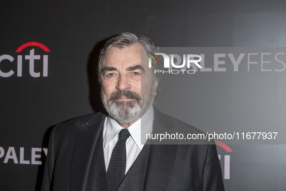 Tom Selleck attends ''Blue Bloods'' during PaleyFest 2024 at The Paley Museum in New York, New York, USA, on October 17, 2024. 