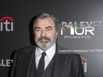 Tom Selleck attends ''Blue Bloods'' during PaleyFest 2024 at The Paley Museum in New York, New York, USA, on October 17, 2024. (