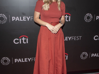 Vanessa Ray attends ''Blue Bloods'' during PaleyFest 2024 at The Paley Museum in New York, USA, on October 17, 2024. (