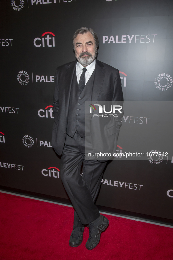 Tom Selleck attends ''Blue Bloods'' during PaleyFest 2024 at The Paley Museum in New York, New York, USA, on October 17, 2024. 