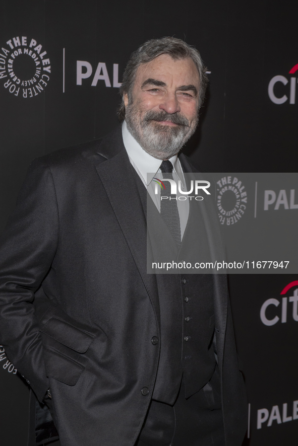 Tom Selleck attends ''Blue Bloods'' during PaleyFest 2024 at The Paley Museum in New York, New York, USA, on October 17, 2024. 