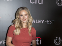 Vanessa Ray attends ''Blue Bloods'' during PaleyFest 2024 at The Paley Museum in New York, USA, on October 17, 2024. (