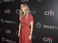 Vanessa Ray attends ''Blue Bloods'' during PaleyFest 2024 at The Paley Museum in New York, USA, on October 17, 2024. (