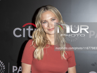 Vanessa Ray attends ''Blue Bloods'' during PaleyFest 2024 at The Paley Museum in New York, USA, on October 17, 2024. (