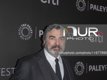 Tom Selleck attends ''Blue Bloods'' during PaleyFest 2024 at The Paley Museum in New York, New York, USA, on October 17, 2024. (