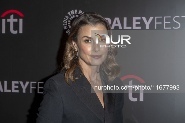 Bridget Moynahan attends ''Blue Bloods'' during PaleyFest 2024 at The Paley Museum in New York, USA, on October 17, 2024. 