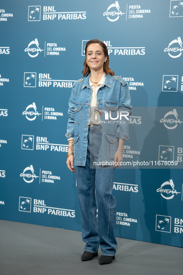 Vanessa Scalera attends the ''Avetrana - Qui Non E Hollywood'' photocall during the 19th Rome Film Festival at Auditorium Parco Della Musica...