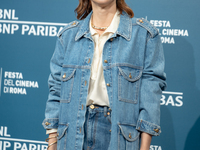 Vanessa Scalera attends the ''Avetrana - Qui Non E Hollywood'' photocall during the 19th Rome Film Festival at Auditorium Parco Della Musica...