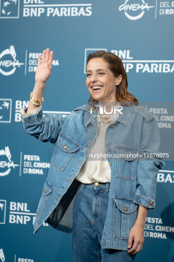 Vanessa Scalera attends the ''Avetrana - Qui Non E Hollywood'' photocall during the 19th Rome Film Festival at Auditorium Parco Della Musica...