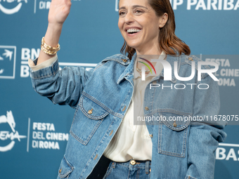 Vanessa Scalera attends the ''Avetrana - Qui Non E Hollywood'' photocall during the 19th Rome Film Festival at Auditorium Parco Della Musica...