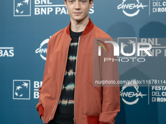 Elia Nuzzolo attends the ''Mike'' photocall during the 19th Rome Film Festival at Auditorium Parco Della Musica in Rome, Italy, on October 1...