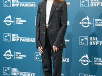 Valentina Romani attends the ''Mike'' photocall during the 19th Rome Film Festival at Auditorium Parco Della Musica in Rome, Italy, on Octob...