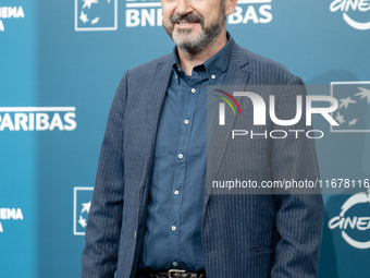 Paolo Pierobon attends the ''Mike'' photocall during the 19th Rome Film Festival at Auditorium Parco Della Musica in Rome, Italy, on October...