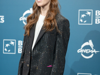 Valentina Romani attends the ''Mike'' photocall during the 19th Rome Film Festival at Auditorium Parco Della Musica in Rome, Italy, on Octob...