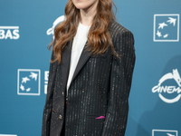 Valentina Romani attends the ''Mike'' photocall during the 19th Rome Film Festival at Auditorium Parco Della Musica in Rome, Italy, on Octob...