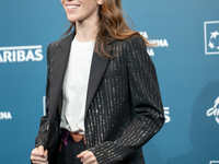 Valentina Romani attends the ''Mike'' photocall during the 19th Rome Film Festival at Auditorium Parco Della Musica in Rome, Italy, on Octob...