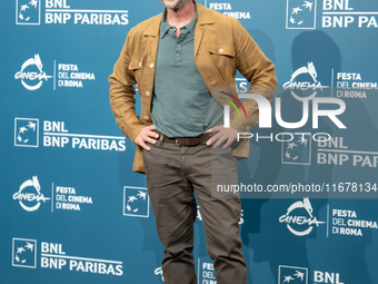 Claudio Gioe attends the ''Mike'' photocall during the 19th Rome Film Festival at Auditorium Parco Della Musica in Rome, Italy, on October 1...