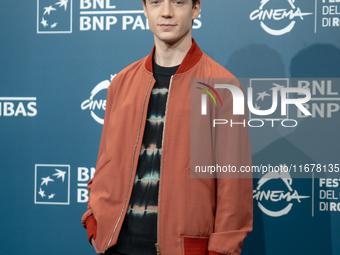 Elia Nuzzolo attends the ''Mike'' photocall during the 19th Rome Film Festival at Auditorium Parco Della Musica in Rome, Italy, on October 1...