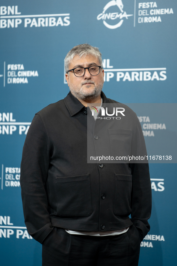 Giuseppe Bonito attends the ''Mike'' photocall during the 19th Rome Film Festival at Auditorium Parco Della Musica in Rome, Italy, on Octobe...