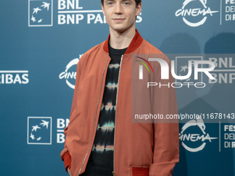 Elia Nuzzolo attends the ''Mike'' photocall during the 19th Rome Film Festival at Auditorium Parco Della Musica in Rome, Italy, on October 1...