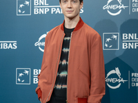 Elia Nuzzolo attends the ''Mike'' photocall during the 19th Rome Film Festival at Auditorium Parco Della Musica in Rome, Italy, on October 1...