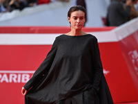 Kasia Smutniak attends the ''LA VALANGA AZZURRA'' red carpet during the 19th Rome Film Festival at Auditorium Parco Della Musica in Rome, It...