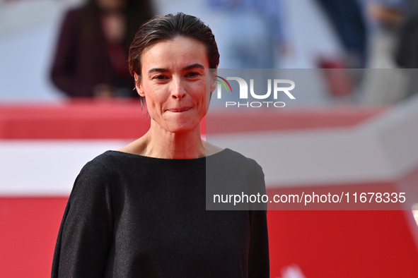 Kasia Smutniak attends the ''LA VALANGA AZZURRA'' red carpet during the 19th Rome Film Festival at Auditorium Parco Della Musica in Rome, It...