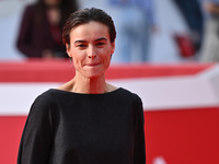 Kasia Smutniak attends the ''LA VALANGA AZZURRA'' red carpet during the 19th Rome Film Festival at Auditorium Parco Della Musica in Rome, It...